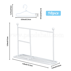 Iron Doll Clothes Rack & Hangers&nbsp;DJEW-FH0001-16B