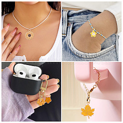 40Pcs 10 Styles Alloy Enamel Charms&nbsp;ENAM-TA0003-99