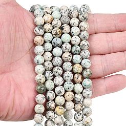 Natural K2 Stone Beads Strands&nbsp;G-K405-B02-8mm
