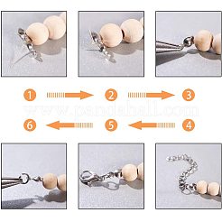 150pcs Silver Color Plated Iron Bead Tips&nbsp;X-E037Y-S