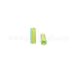Opaque Colours Two Tone Seed Glass Bugle Beads&nbsp;SEED-T006-02A-02