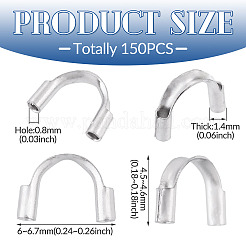 150Pcs 304 Surgical Stainless Steel Wire Guardian and Protectors&nbsp;STAS-TA0006-35A-P