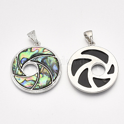 Abalone Shell/Paua Shell Pendants&nbsp;SHEL-S275-46A