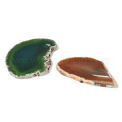 Natural Druzy Agate Slice Cabochons&nbsp;G-F826-E