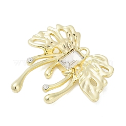 Alloy Pendants with Rhinestone&nbsp;PALLOY-R151-60G