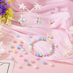 135Pcs 9 Colors Anti-Tarnish Electroplate Glass Beads Strands&nbsp;GLAA-TA0003-61