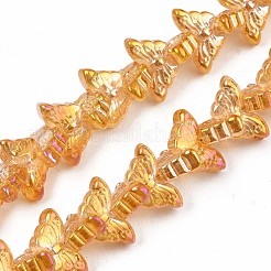 Electroplate Glass Beads Strand&nbsp;EGLA-S188-25