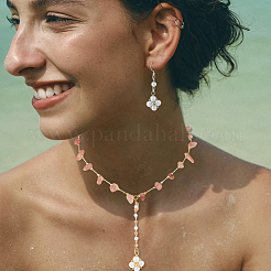 2Pcs Glass Pearl Pendants&nbsp;PALLOY-FH00094