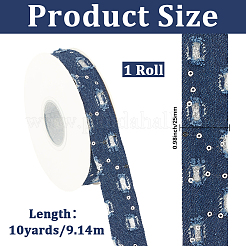Denim Fabric Ribbon&nbsp;OCOR-WH20022-014C