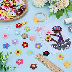 96Pcs 16 Colors Polyester Ornament Accessories&nbsp;DIY-FG0008-38