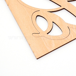 Wood Cutouts Ornaments&nbsp;WOOD-WH0107-16