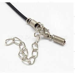 Black Rubber Necklace Cord Making&nbsp;RCOR-D002-B