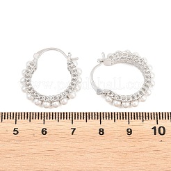 Brass Hoop Earrings&nbsp;EJEW-Z164-15P