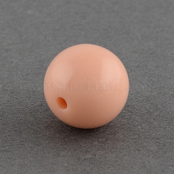 Solid Chunky Bubblegum Acrylic Ball Beads&nbsp;SACR-R835-8mm-07