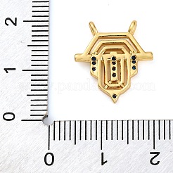 Brass Micro Pave Cubic Zirconia Pendants&nbsp;KK-K339-10A-03