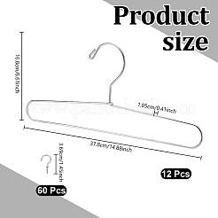 12Pcs Alloy Clothes Hangers&nbsp;AJEW-UN0005-61