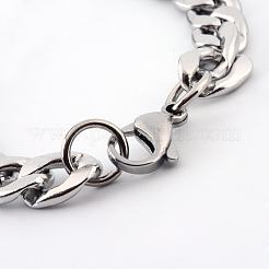 Non-Tarnish 304 Stainless Steel Curb Chains Necklaces&nbsp;X-NJEW-R063-30P