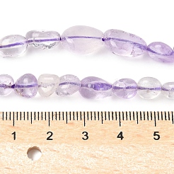 Natural Light Amethyst Nuggets Beads Strands&nbsp;G-J335-11