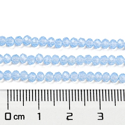 Baking Paint Transparent Glass Beads Strands&nbsp;DGLA-A034-J2mm-B10