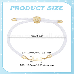 1pc Adjustable Nylon Cord Slider Bracelets for Women&nbsp;BJEW-LP0001-33E-G