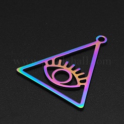 Ion Plating(IP) 201 Stainless Steel Pendants&nbsp;STAS-N090-LA008-3