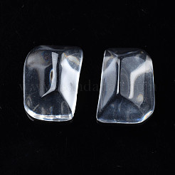 Transparent Rectangle Resin Cabochons&nbsp;CRES-N031-006A-A01