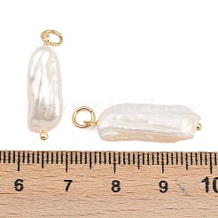 Baroque Natural Keshi Pearl Pendants&nbsp;PALLOY-JF04389-02