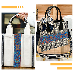 Ethnic 5M Style Embroidery Polycotton Ribbons&nbsp;OCOR-FG0001-42C