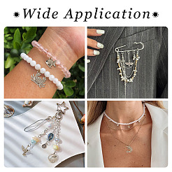 54Pcs 6 Styles Alloy Rhinestone Pendants&nbsp;FIND-TA0010-65P