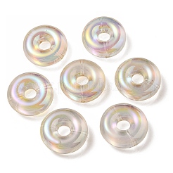 UV Plating Rainbow Iridescent Acrylic Beads&nbsp;OACR-P010-17E