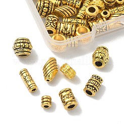 80Pcs 8 Styles Tibetan Style Alloy Beads&nbsp;TIBE-FS0001-13