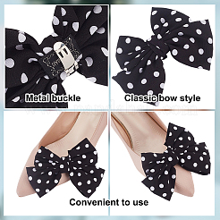 2Pcs Bowknot Polyester Shoe Decoration&nbsp;FIND-DR0001-64B