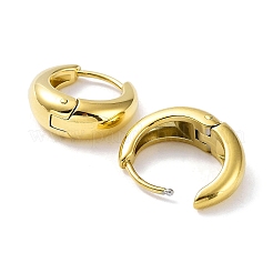 Ion Plating(IP) 304 Stainless Steel Polishing Hoop Earrings&nbsp;EJEW-G366-01G