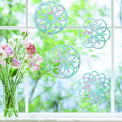 Waterproof PVC Colored Laser Stained Window Film Adhesive Stickers&nbsp;DIY-WH0256-053