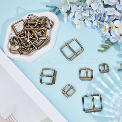 24Pcs 6 Styles Alloy Roller Buckles for Bag Strap Connector&nbsp;DIY-GF0013-72AB