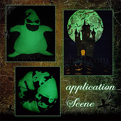 Luminous Polyester Super Soft Fabric&nbsp;DIY-WH0502-85B