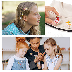 22Pcs 11 Style Summer Theme Food Computerized Embroidery Cloth Self Adhesive Patches&nbsp;DIY-BT0001-56