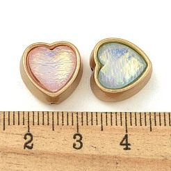 Rack Plating Resin Alloy Beads&nbsp;FIND-M033-07
