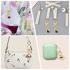 6Pcs Alloy Enamel & Rhinestone Pendant Decoration&nbsp;HJEW-YW00082