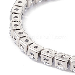 Classic Cubic Zirconia Tennis Bracelet&nbsp;BJEW-G639-01B-P