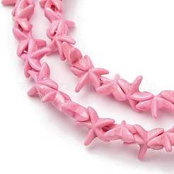 Synthetic Turquoise Dyed Beads Strands&nbsp;G-B184-C03-01