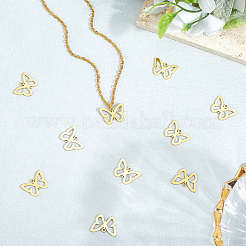 20Pcs 201 Stainless Steel Pendants&nbsp;STAS-BBC0007-79G