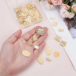 60Pcs 5 Styles Brass Connector Charms&nbsp;KK-BC0014-52