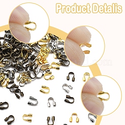 450Pcs 3 Colors Brass Wire Guardian and Protectors&nbsp;KK-FS0001-63