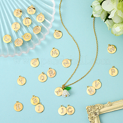 26Pcs 26 Styles Brass Micro Pave Cubic Zirconia Charms&nbsp;KK-SC0006-94