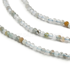 Natural Flower Amazonite Beads Strands&nbsp;G-RM2025-02B-2mm