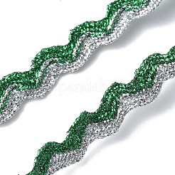 Sparkle Polyester Metallic Wavy Fringe Trim Ribbon&nbsp;OCOR-XCP0002-64