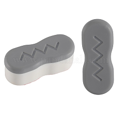 ABS Plastic Bidet Toilet Seat Bumpers with Strong Adhesive for Toilet Cover Adhesive&nbsp;AJEW-WH20060-61B