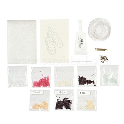 MIYUKI Seed Beads Ice Pop Brooch Making Kits&nbsp;DIY-H165-04C