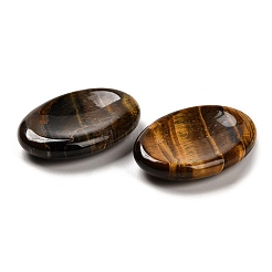 Natural Tiger Eye Oval Worry Stone&nbsp;X-G-R487-01D